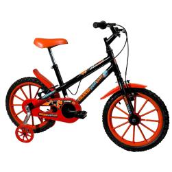 BICICLETA COLLI ARO 16" SPINOSSAURO AVENT NEGRO FOSCO - DE 4 A 5 AÑOS